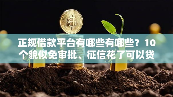正规借款平台有哪些有哪些?10个貌似免审批、征信花了可以贷款的平台合集 正规借款平台有哪些有哪些?10个貌似免审批、征信花了可以贷款的平台合集