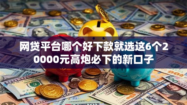 网贷平台哪个好下款就选这6个20000元高炮必下的新口子