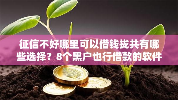 征信不好哪里可以借钱拢共有哪些选择?8个黑户也行借款的软件详解 征信不好哪里可以借钱拢共有哪些选择?8个黑户也行借款的软件详解
