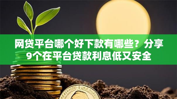 网贷平台哪个好下款有哪些？分享9个在平台贷款利息低又安全