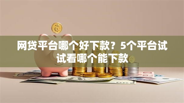 网贷平台哪个好下款？5个平台试试看哪个能下款