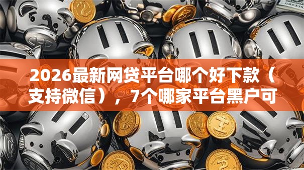 2026最新网贷平台哪个好下款（支持微信），7个哪家平台黑户可以借钱无私分享