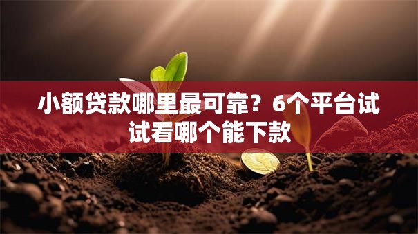小额贷款哪里最可靠?6个平台试试看哪个能下款 小额贷款哪里最可靠?6个平台试试看哪个能下款