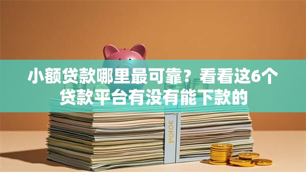 小额贷款哪里最可靠？看看这6个贷款平台有没有能下款的