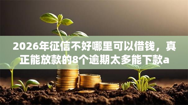 2026年征信不好哪里可以借钱，真正能放款的8个逾期太多能下款app推荐