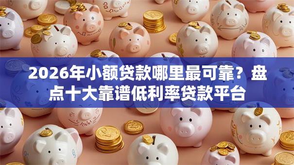2026年小额贷款哪里最可靠?盘点十大靠谱低利率贷款平台 2026年小额贷款哪里最可靠?盘点十大靠谱低利率贷款平台