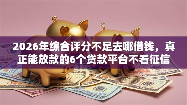 2026年综合评分不足去哪借钱,真正能放款的6个贷款平台不看征信不看逾期推荐 2026年综合评分不足去哪借钱,真正能放款的6个贷款平台不看征信不看逾期推荐
