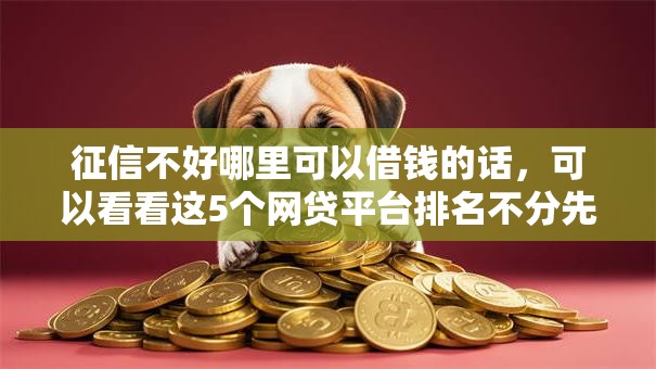征信不好哪里可以借钱的话,可以看看这5个网贷平台排名不分先后 征信不好哪里可以借钱的话,可以看看这5个网贷平台排名不分先后