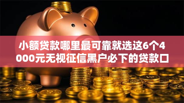 小额贷款哪里最可靠就选这6个4000元无视征信黑户必下的贷款口子 小额贷款哪里最可靠就选这6个4000元无视征信黑户必下的贷款口子
