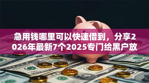 急用钱哪里可以快速借到,分享2026年最新7个2025专门给黑户放款的平台 急用钱哪里可以快速借到,分享2026年最新7个2025专门给黑户放款的平台