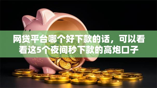 网贷平台哪个好下款的话,可以看看这5个夜间秒下款的高炮口子 网贷平台哪个好下款的话,可以看看这5个夜间秒下款的高炮口子
