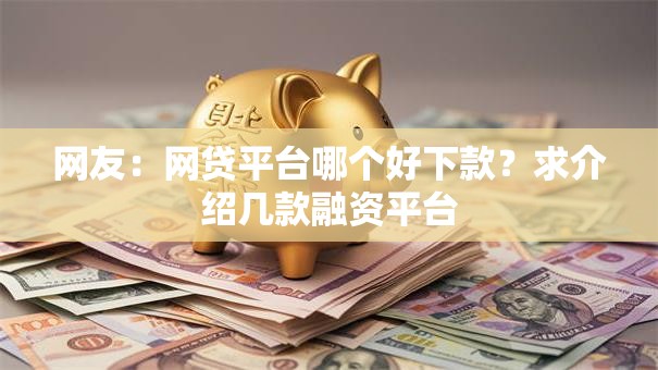 网友:网贷平台哪个好下款?求介绍几款融资平台 网友:网贷平台哪个好下款?求介绍几款融资平台