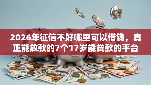 2026年征信不好哪里可以借钱,真正能放款的7个17岁能贷款的平台推荐 2026年征信不好哪里可以借钱,真正能放款的7个17岁能贷款的平台推荐