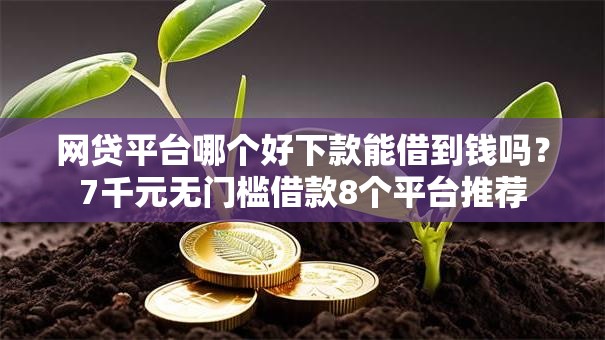 网贷平台哪个好下款能借到钱吗？7千元无门槛借款8个平台推荐