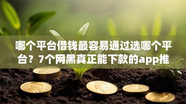 哪个平台借钱最容易通过选哪个平台?7个网黑真正能下款的app推荐 哪个平台借钱最容易通过选哪个平台?7个网黑真正能下款的app推荐