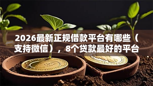 2026最新正规借款平台有哪些(支持微信),8个贷款最好的平台无私分享 2026最新正规借款平台有哪些(支持微信),8个贷款最好的平台无私分享