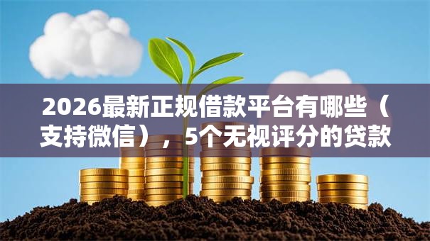 2026最新正规借款平台有哪些(支持微信),5个无视评分的贷款软件无私分享 2026最新正规借款平台有哪些(支持微信),5个无视评分的贷款软件无私分享