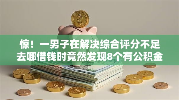 惊！一男子在解决综合评分不足去哪借钱时竟然发现8个有公积金无视一切的口子，事后分享了出来