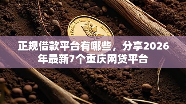 正规借款平台有哪些，分享2026年最新7个重庆网贷平台