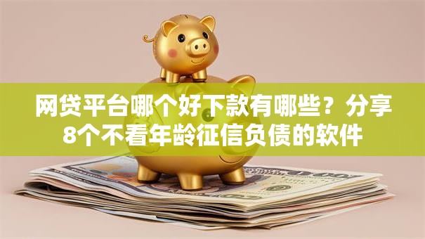网贷平台哪个好下款有哪些？分享8个不看年龄征信负债的软件
