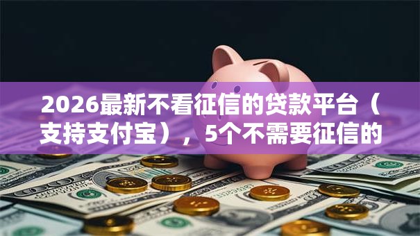 2026最新不看征信的贷款平台（支持支付宝），5个不需要征信的贷款平台无私分享