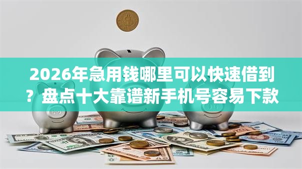 2026年急用钱哪里可以快速借到？盘点十大靠谱新手机号容易下款的app