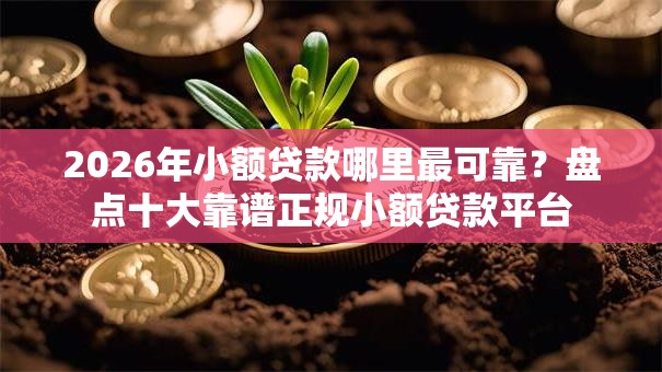 2026年小额贷款哪里最可靠?盘点十大靠谱正规小额贷款平台 2026年小额贷款哪里最可靠?盘点十大靠谱正规小额贷款平台