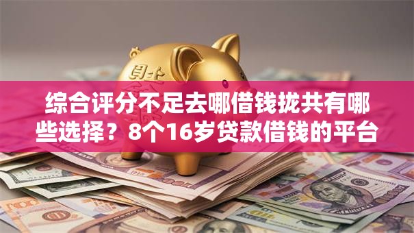 综合评分不足去哪借钱拢共有哪些选择?8个16岁贷款借钱的平台详解 综合评分不足去哪借钱拢共有哪些选择?8个16岁贷款借钱的平台详解