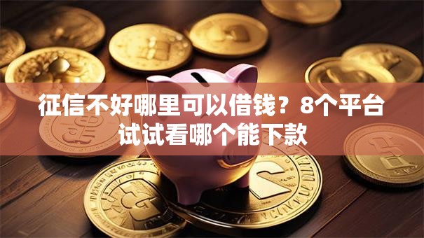 征信不好哪里可以借钱?8个平台试试看哪个能下款 征信不好哪里可以借钱?8个平台试试看哪个能下款