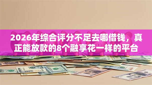 2026年综合评分不足去哪借钱，真正能放款的8个融享花一样的平台推荐