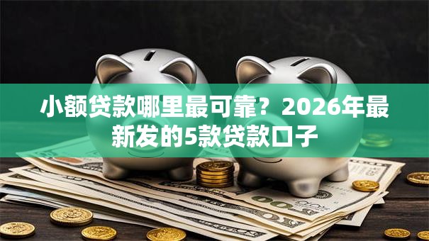 小额贷款哪里最可靠？2026年最新发的5款贷款口子