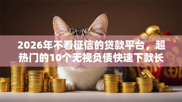 2026年不看征信的贷款平台，超热门的10个无视负债快速下款长期网贷的口子推荐