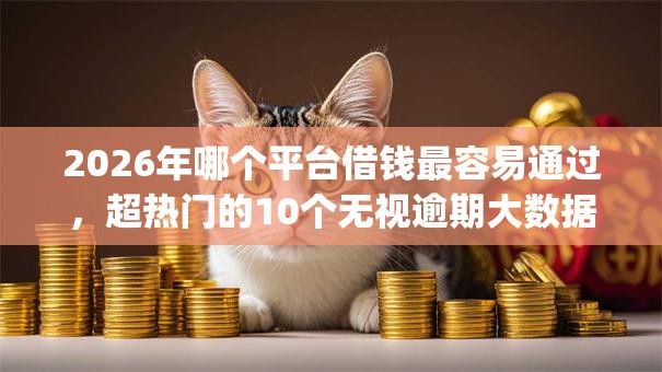 2026年哪个平台借钱最容易通过，超热门的10个无视逾期大数据花户黑户app推荐