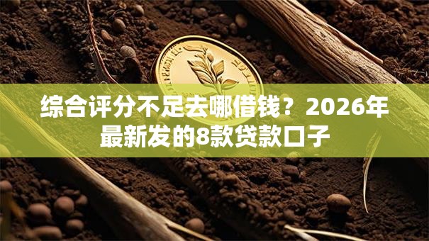 综合评分不足去哪借钱?2026年最新发的8款贷款口子 综合评分不足去哪借钱?2026年最新发的8款贷款口子