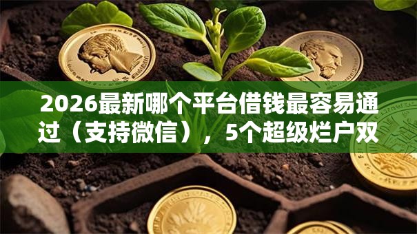 2026最新哪个平台借钱最容易通过(支持微信),5个超级烂户双黑下款口子无私分享 2026最新哪个平台借钱最容易通过(支持微信),5个超级烂户双黑下款口子无私分享