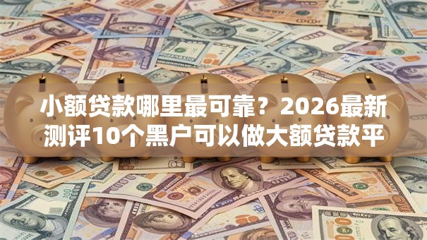 小额贷款哪里最可靠？2026最新测评10个黑户可以做大额贷款平台