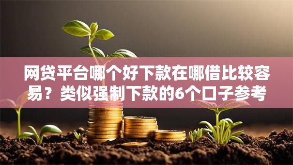 网贷平台哪个好下款在哪借比较容易？类似强制下款的6个口子参考