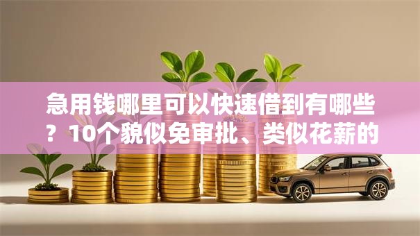 急用钱哪里可以快速借到有哪些？10个貌似免审批、类似花薪的30天借款平台合集