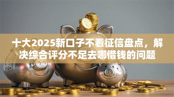 十大2025新口子不看征信盘点，解决综合评分不足去哪借钱的问题