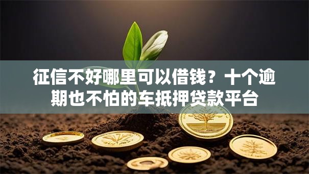 征信不好哪里可以借钱?十个逾期也不怕的车抵押贷款平台 征信不好哪里可以借钱?十个逾期也不怕的车抵押贷款平台