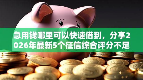 急用钱哪里可以快速借到，分享2026年最新5个征信综合评分不足能下款的平台