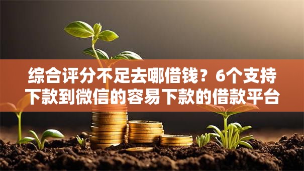 综合评分不足去哪借钱？6个支持下款到微信的容易下款的借款平台2025