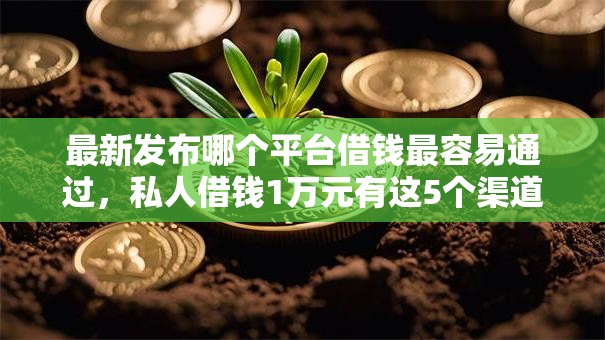 最新发布哪个平台借钱最容易通过,私人借钱1万元有这5个渠道 最新发布哪个平台借钱最容易通过,私人借钱1万元有这5个渠道