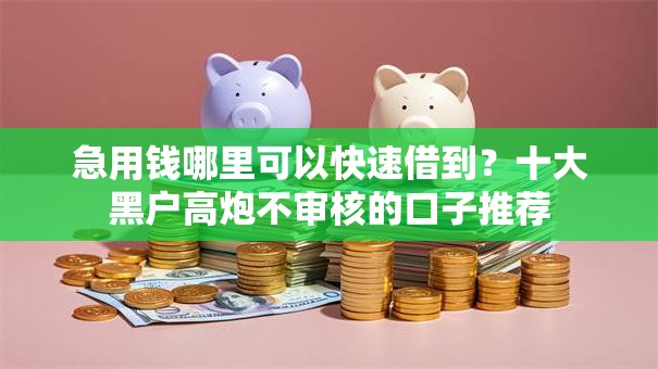 急用钱哪里可以快速借到?十大黑户高炮不审核的口子推荐 急用钱哪里可以快速借到?十大黑户高炮不审核的口子推荐