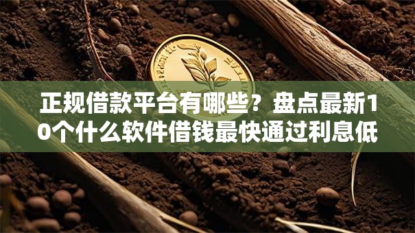 正规借款平台有哪些?盘点最新10个什么软件借钱最快通过利息低 正规借款平台有哪些?盘点最新10个什么软件借钱最快通过利息低