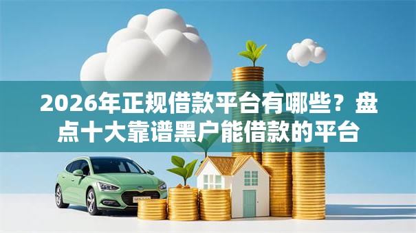 2026年正规借款平台有哪些?盘点十大靠谱黑户能借款的平台 2026年正规借款平台有哪些?盘点十大靠谱黑户能借款的平台