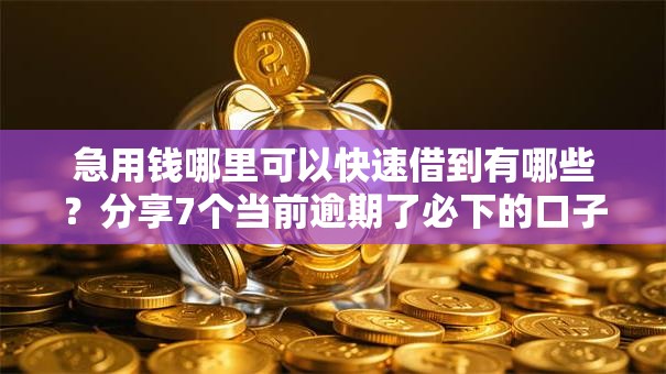 急用钱哪里可以快速借到有哪些?分享7个当前逾期了必下的口子 急用钱哪里可以快速借到有哪些?分享7个当前逾期了必下的口子