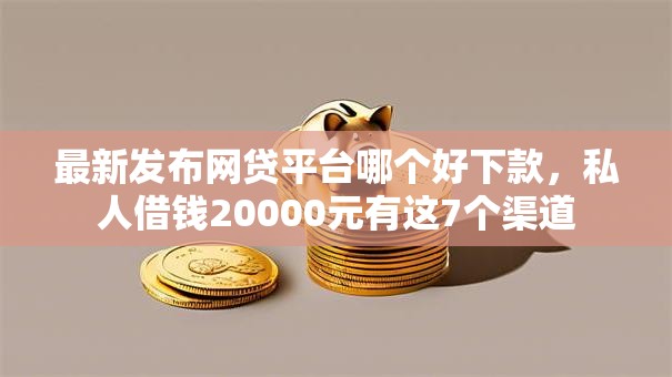 最新发布网贷平台哪个好下款，私人借钱20000元有这7个渠道