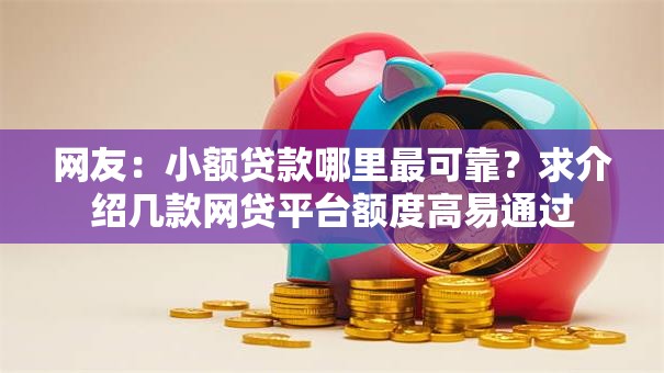 网友:小额贷款哪里最可靠?求介绍几款网贷平台额度高易通过 网友:小额贷款哪里最可靠?求介绍几款网贷平台额度高易通过