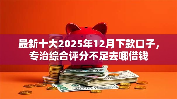 最新十大2025年12月下款口子，专治综合评分不足去哪借钱